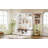 Versatile 3-in-1 Hall Tree with 6 Hooks, Farmhouse Walnut Storage Bench with Adjustable Shelves, 55"W Entryway Coat Rack with Multiple Storage Space-1419567377