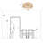 Zanai 19.7'' Low Profile Dimmable Crystal Ceiling Fan With Light Kits