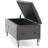 Glam Storage Ottoman Bench, Upholstered Tufted Bench-1483796409