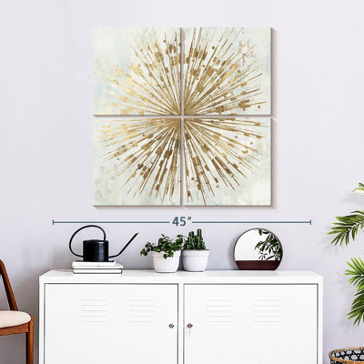 " Golden Star " 4 - Pieces