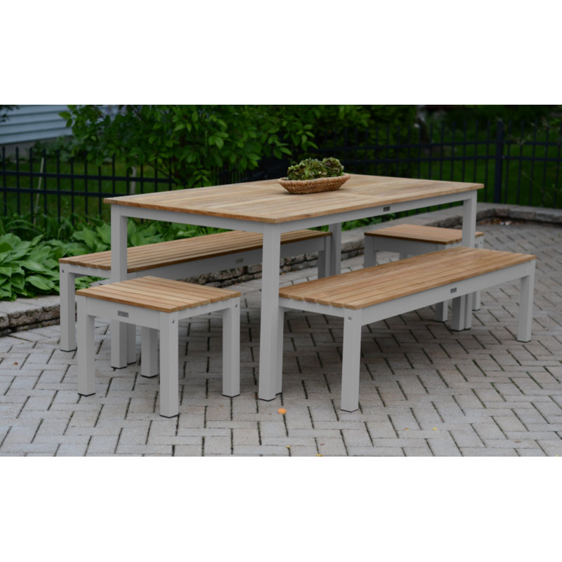 Soho Outdoor 5 - Piece Dining Set, Silver