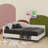 L-Shaped Linen Daybed With Solid Wood Legs-1497422873-1497422875