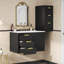 Armoire de salle de bain murale 30 "avec armoire latérale-413217925