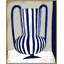 Blue Striped Vase Painting by Marco Marella For Studio M-989805593-989805595