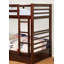 Lit superposé simple de style transitionnel simple avec deux grands tiroirs sous le lit-131574027