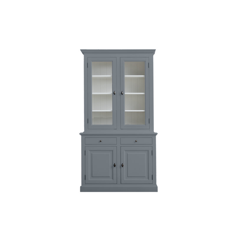 Torney Display Cabinet, Trafic Grey/White