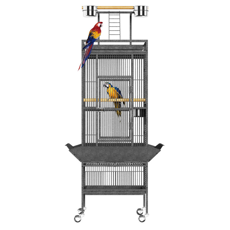154.9cm Metal Floor Bird Cage