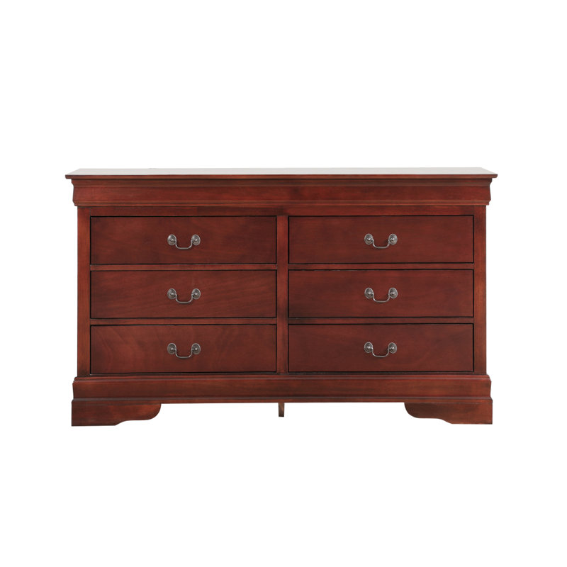Commode Glory Furniture Louisphillipe G02103-D, Rouge