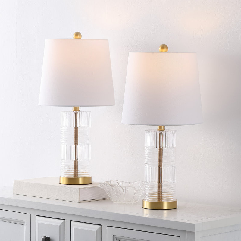 Lampe de table en verre Faille