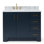 ARIEL TAYLOR 43 IN LEFT OFFSET SINGLE RECTANGLE SINK VANITY