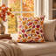 Ensemble de 2 housses de coussin décoratives d'automne en coton de 45 x 45 cm