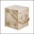 Rustic Retro MGO Side Table with Simulated Braided Cord for Indoor and Outdoor Decor, Durable and Stylish