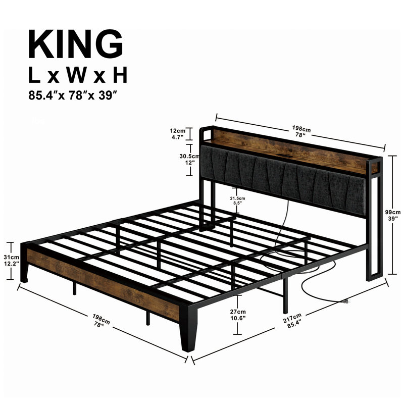 Tharsiga Bed Frame | Stylish & Durable | Wayfair