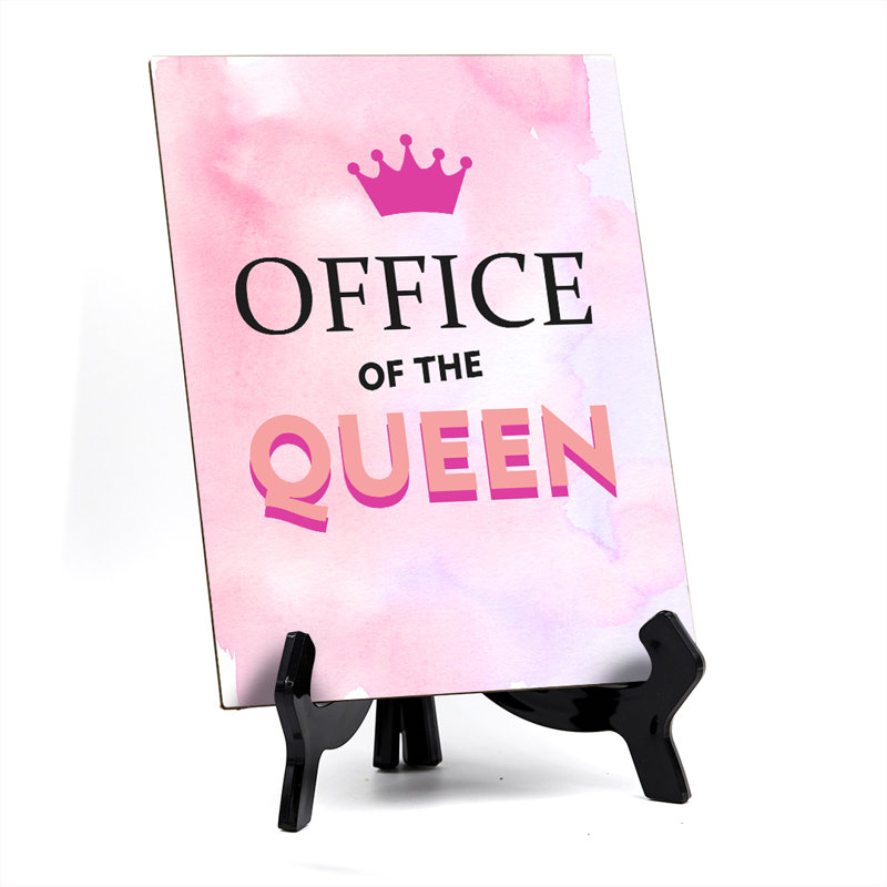 Enseigne de table Office of the Queen