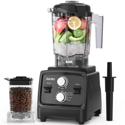 Aeitto Blender, Blenders for Kitchen with 1800W Motor, 85 Oz. Large Capacity, 2-in-1 Blender & Grinder Combo, BPA-Free Countertop Professional Blender