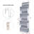 Pearlette Fabric Overdoor Organizer