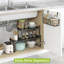 Tablette de rangement extensible et empilable