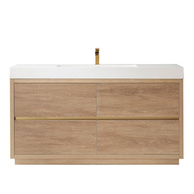 Beira 59.8'' Single Bathroom Vanity