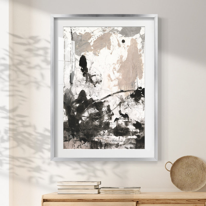 Disarray II -Framed Print, 28.5" H x 20.5" W, Silver