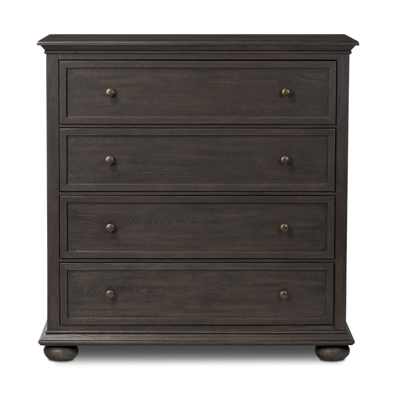 Geoffrey Tall Dresser, Smoked Black