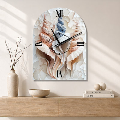 Horloge murale en métal Burruss II - Ferme côtière