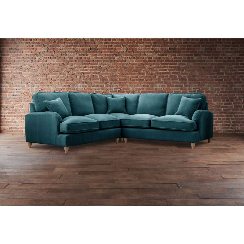 Galilee Corner Sofa, Emerald