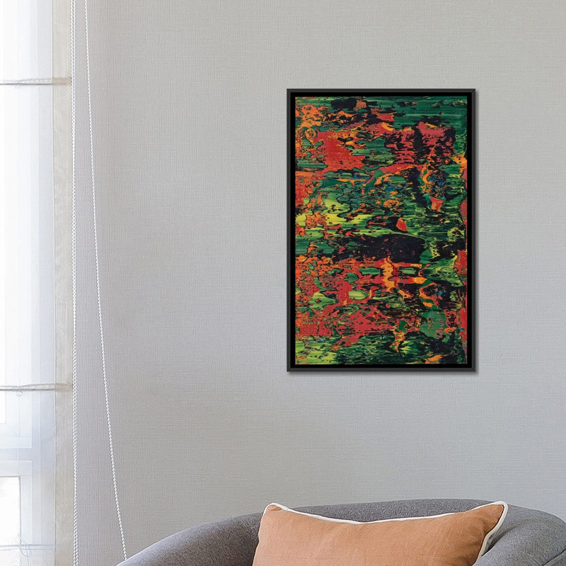 « kate robinson », reproduction sur toile, H 26 po x l 18 po x P 1,5 po, Toile avec cadre flottant noir, Pas de tapis