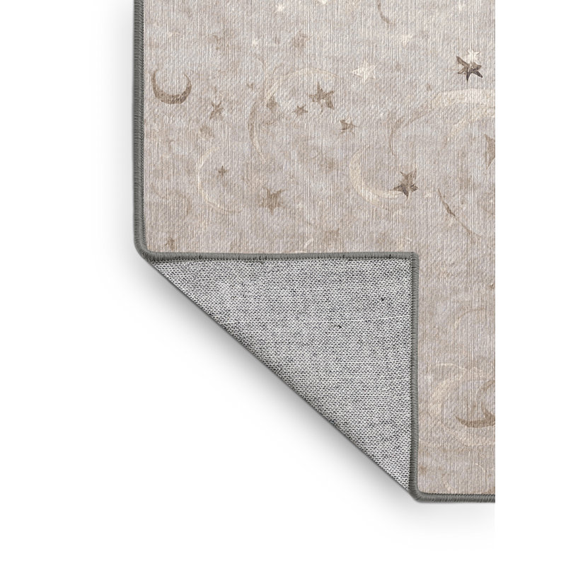 Tapis gris lavable à la machine, Rectangle 8 pi x 12 pi