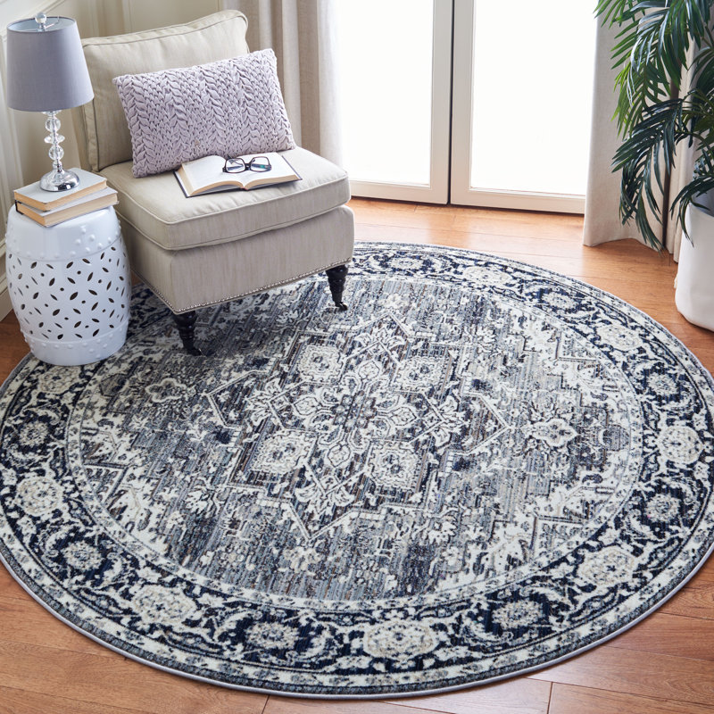 Herat 300 Performance Oriental Rug, Round 6'7"