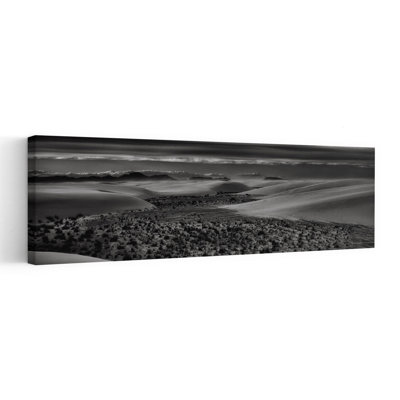 «Serene Desert Dunes», art dramatique serein, paysage tranquille, nature