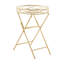 Zutphen Tray Top Cross Legs End Table