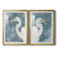 Watercolor Heron Portrait I, reproduction encadrée de qualité supérieure - prête à être accrochée-976043259-976043258