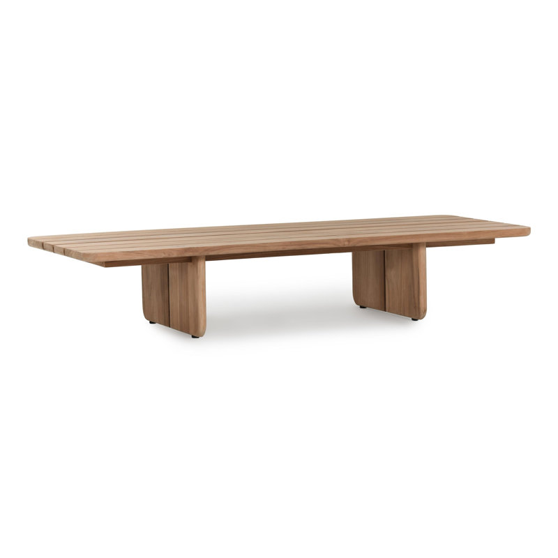 Hudson 63" Outdoor Coffee Table Natural