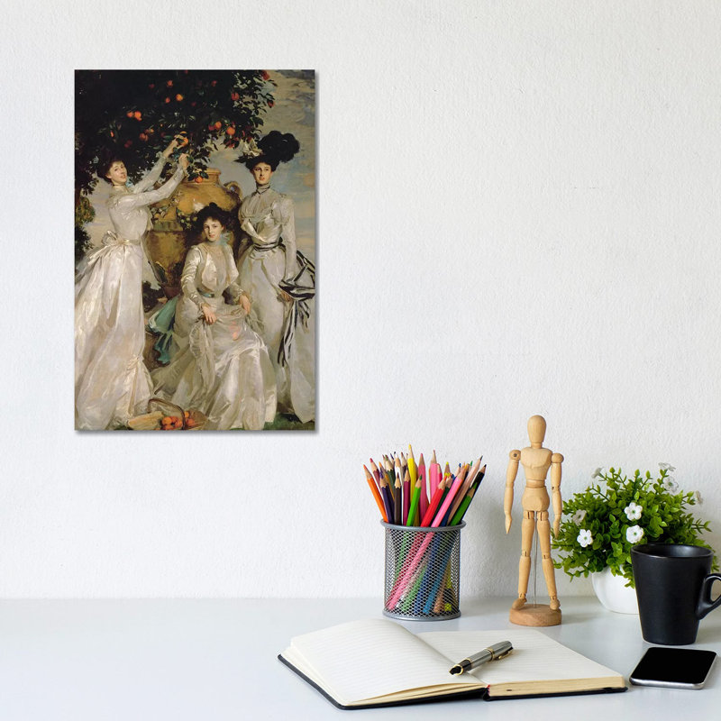 The Acheson Sisters by John Singer Sargent - Wrapped Canvas Gallery-Wrapped Canvas Giclée, 20.32 cm H x 30.48 cm W