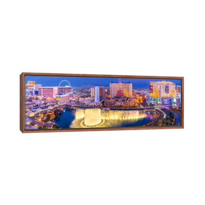 Las Vegas Night Panoramic - Wall Art Print