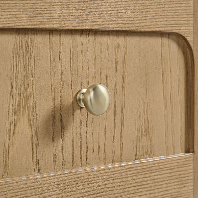 Laurent 60'' W Double Bathroom Vanity Base, Light Natural Oak