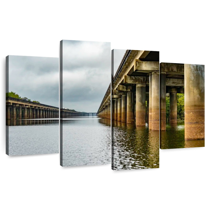 Pont Alvord Atchafalaya Basin, H 54 po x l 84 po