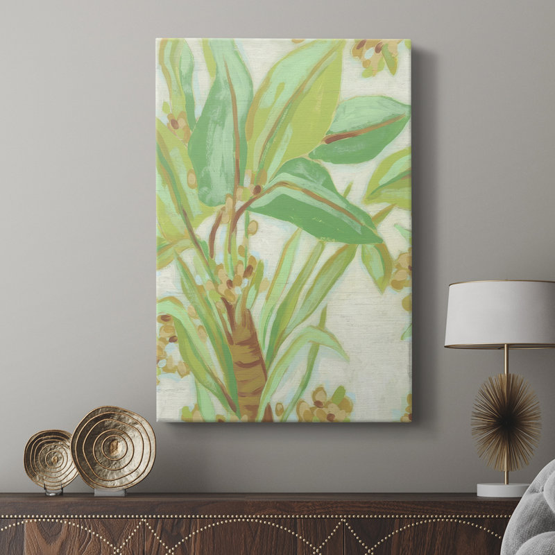 Island Leaf Fresco I - galerie sur mesure, H 60 po x l 40 po
