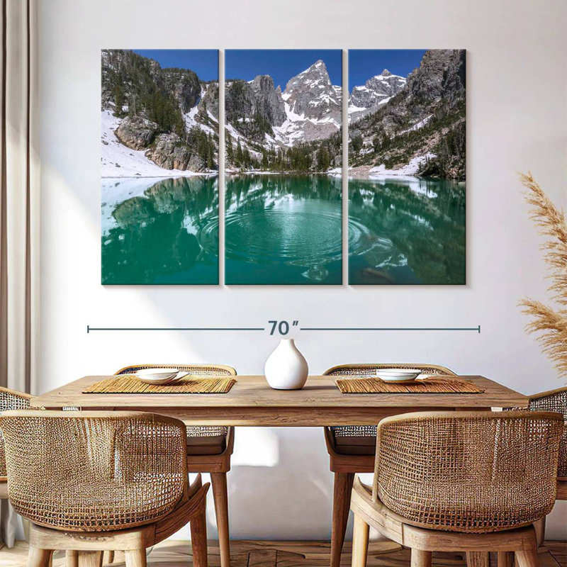 Alvord Delta Lake Grand Teton, H 36 po x l 57 po