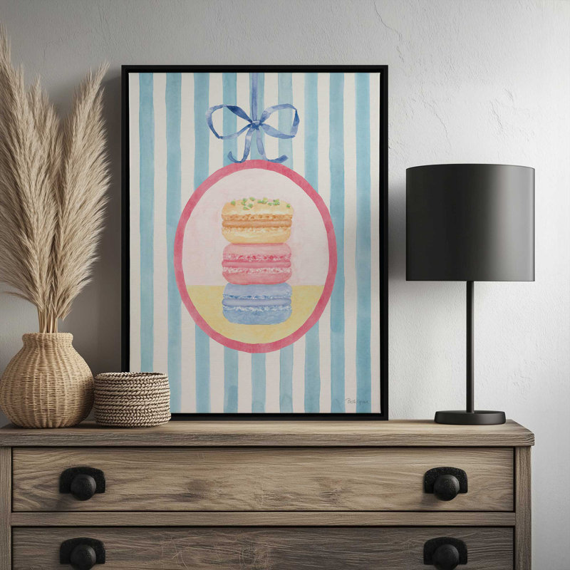 «Sweet Desserts III» par Beth Grove, reproduction d'art, 24 W x 32 H, Brown, Framed Canvas