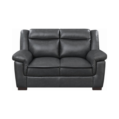 Causeuse en simili cuir l 58,6 po Mikhil