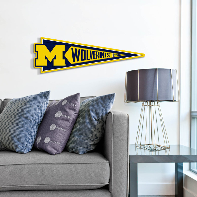 NCAA Michigan Wolverines Pennant Sign
