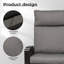 Garden Air Pump Lounge Chair with Cushion, Independent Back & Footrest Adjustment-1256920543-1256920547