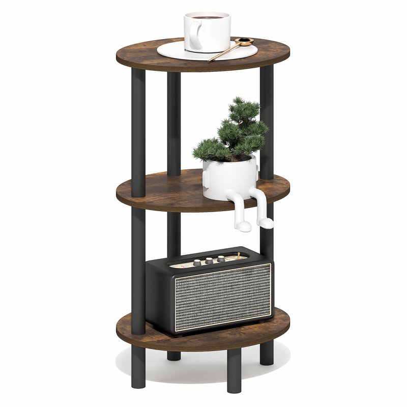 Bhuvan End Table, Amber Pine