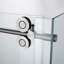 Cabine de douche coulissante sans cadre de 46 po x P 36 po x H 76 po avec verre transparent 5/16 po-110829543