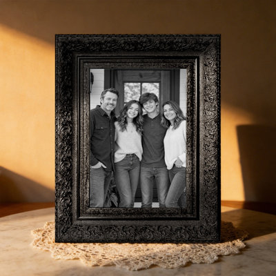 8" x 10" Black 3 PCS Landscape Picture Frame for New Home Gifts