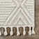 Jemier Textured Tile Ivory Area Rug