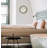 QHA008BLH Wall Clock, Metallic Brown-76030418