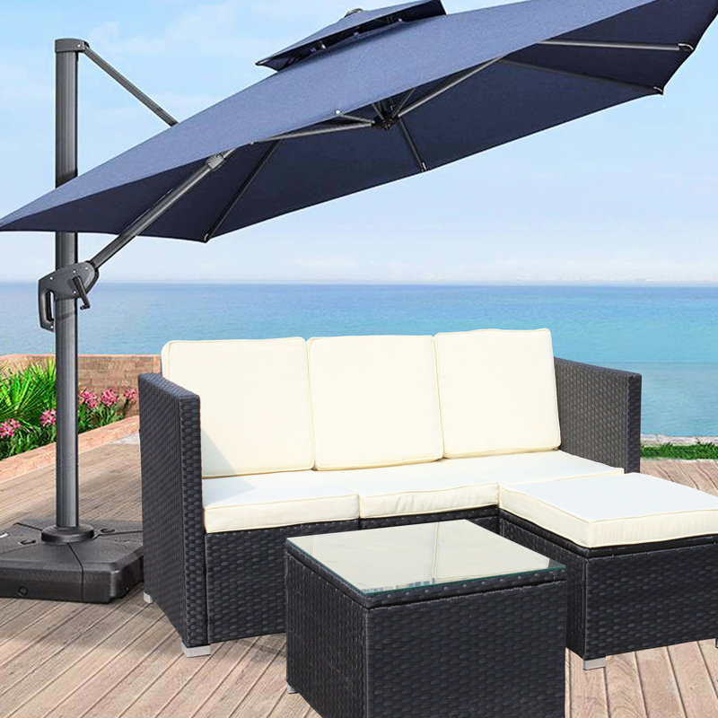 Pe Patio Serenity: 5, Beige Cushions, Coffee Table Outdoor & : , Cushions Included