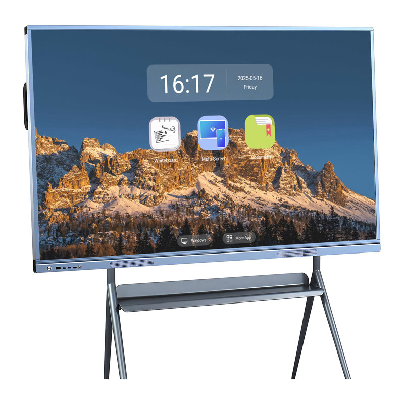 JYXCN Smart Board 86 "4K UHD, calendrier à écran tactile interactif, double système d'exploitation et tableau blanc interactif sans fil pour salle de classe, bureau et publicité